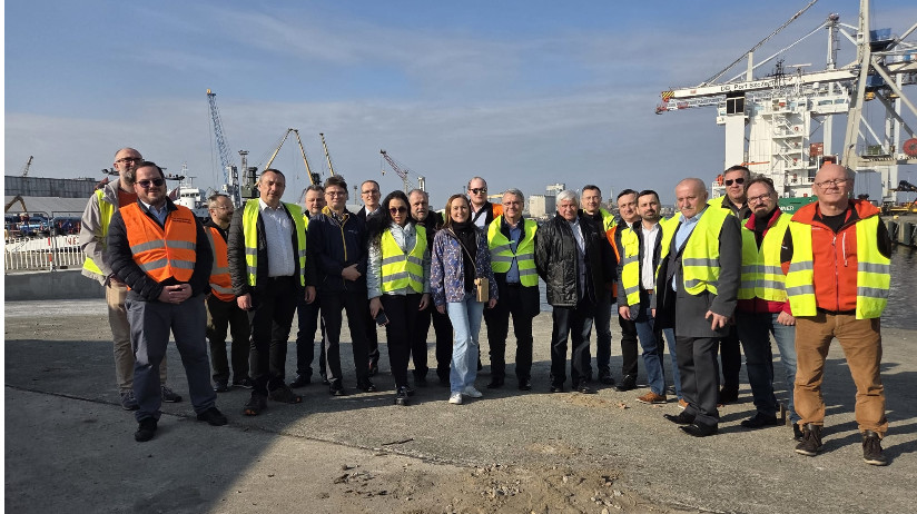 Wizyta studyjna Krajowej Komisji Transportu Intermodalnego  na terminalach morskich w Szczecinie i Świnoujściu, w dniach 19-20 marca 2026