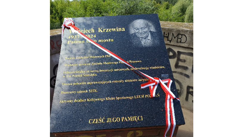 Tablica pamiątkowa im. Wojciecha Krzewiny